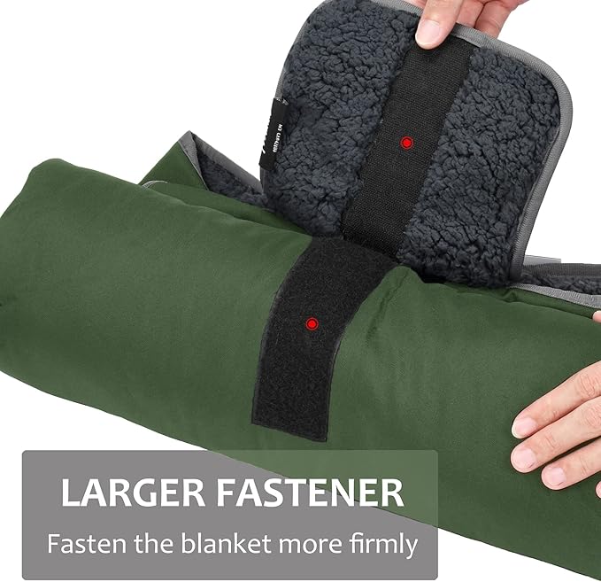 Tirrinia Large Waterproof Outdoor Blanket, Soft Warm Windproof Stadium Blanket - Image 4