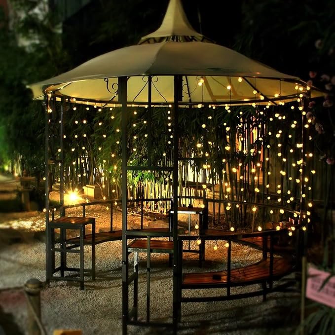 Toodour Solar String Lights Outdoor Waterproof, 56ft 100 LED Globe String Light - Image 4