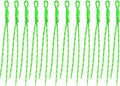 Paracord Keychain Paracord Bag Charm 12pcs Braided Nylon Rope Keychain Cord by Cmidy