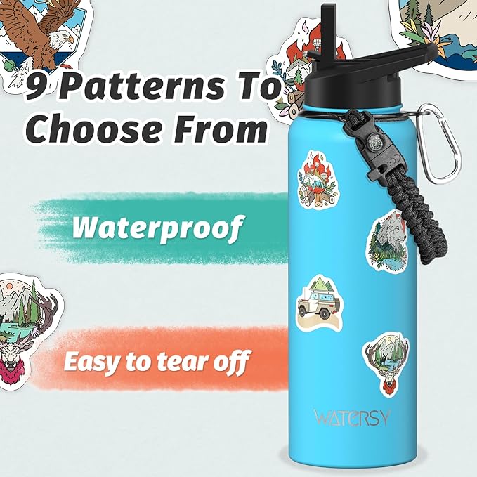 40oz Insulated Water Bottle, BPA Free&Leak Proof, Stainless Steel Water Flask - Image 4
