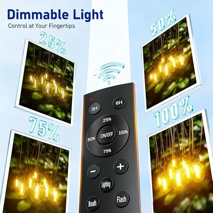 150FT LED Outdoor String Lights - Image 5