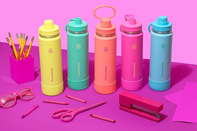 ThermoFlask 24 oz Double Wall Vacuum Insulated Stainless Steel Water Bottle - Image 5