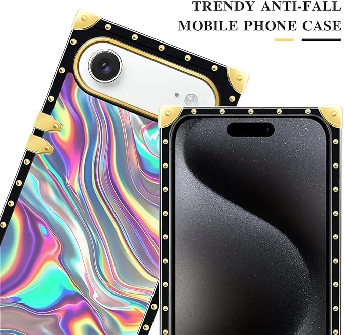 for iPhone 17 Air Case Luxury Golden Decoration - Image 4