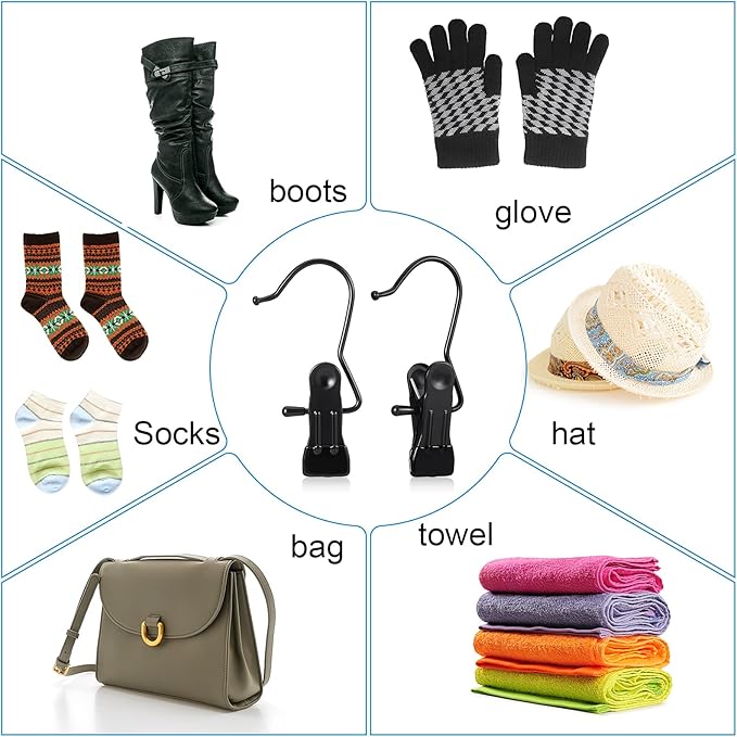Hotop 48 Pieces Boot Hanger Clips - Image 4