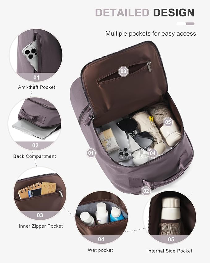 Gym Backpack for Women Waterproof Small Gym Bag - Image 3