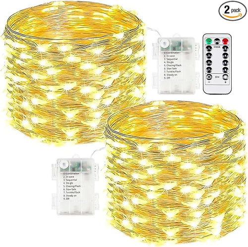 2-Pack Fairy Lights Battery Operated by EXF