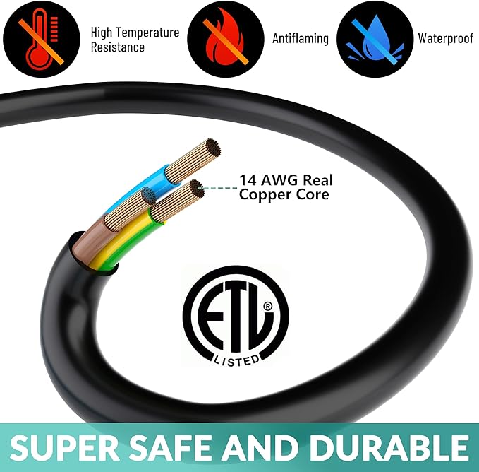 Outdoor Extension Cord 2 Ft - Image 3