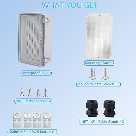 IP67 Waterproof Junction Box, ABS Plastic Electrical Enclosure - Image 7