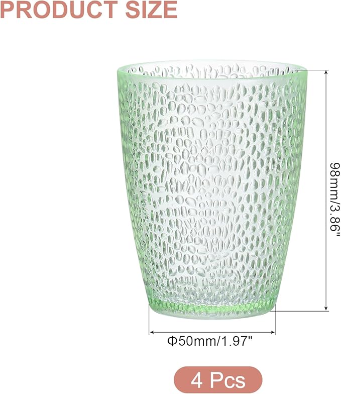 uxcell 10oz Acrylic Drinking Glasses - Image 2