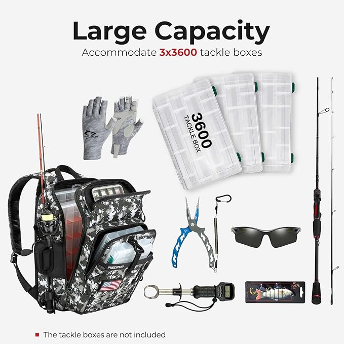 Piscifun Fishing Tackle Backpack - Image 5
