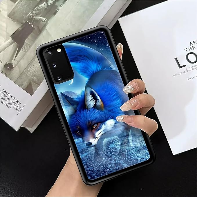 for Samsung Galaxy S20 Case, Snowy Mountain Fox Lake Pattern Graphic Design - Image 7