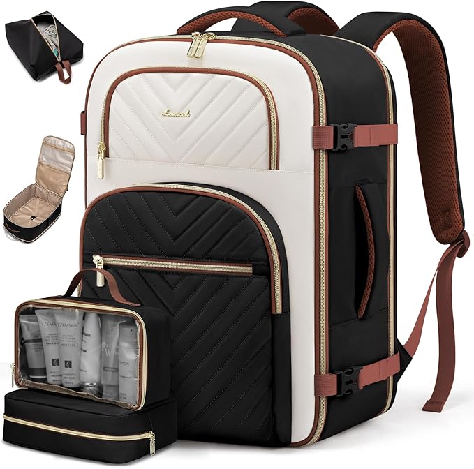 LOVEVOOK Travel Backpack Carry on Flight Approved 50L, Waterproof TSA Travel by LOVEVOOK