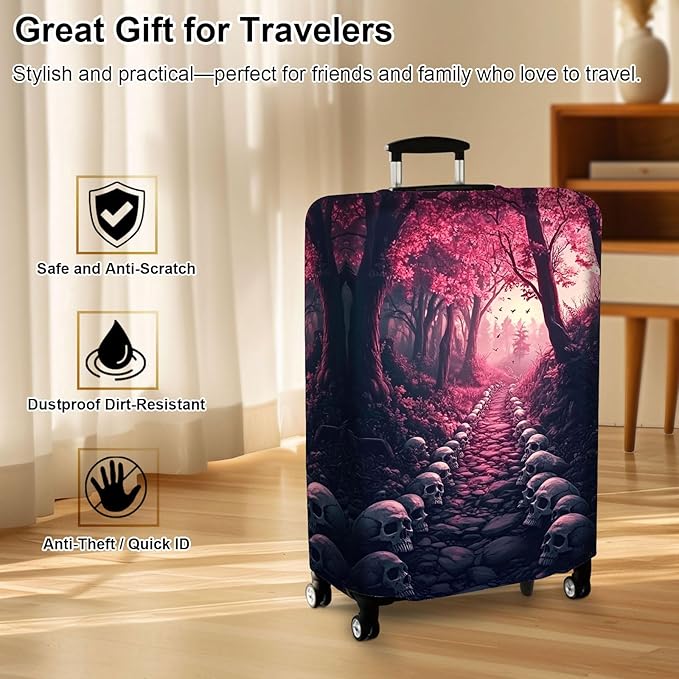 Luggage Cover Protector for 19-20 Inch Suitcases, TSA Approved Elastic Travel - Image 7