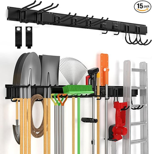 64" Ailadl Wall Mount Tool Storage Rack, Garage Tool Organizer Wall Mounted by Ailadl