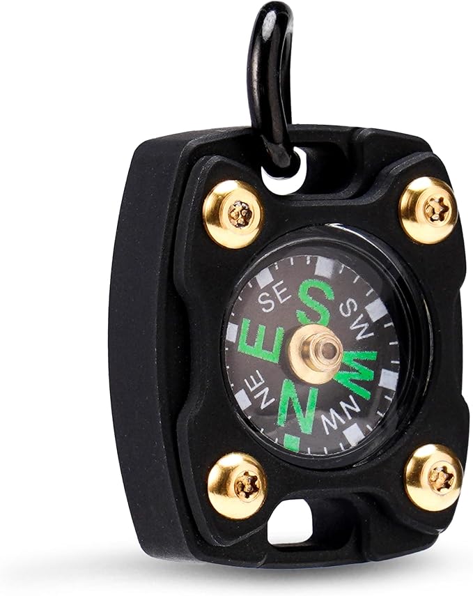 MecArmy Mini Titanium/Brass Compass, Waterproof IPX5 Pocket Compass - Image 9