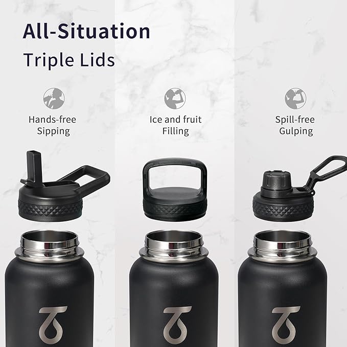 Trebo 32 oz Water Bottle Insulated - Image 3