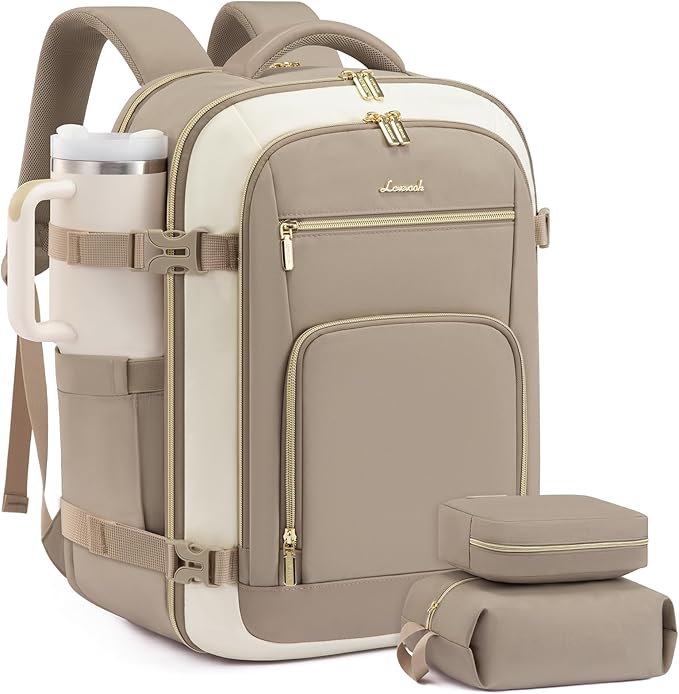 LOVEVOOK Travel Backpack For Women Flight Approved, 40L Carry On Backpack by LOVEVOOK