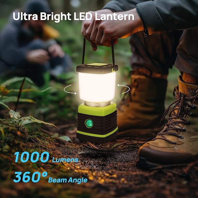 LED Camping Lantern Rechargeable, Consciot Camping Lights, 4 Light Modes - Image 2