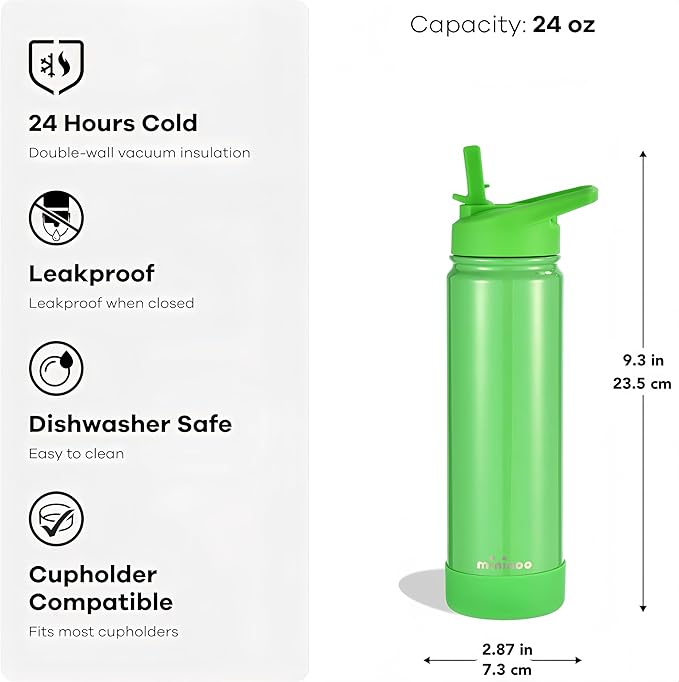 Insulated Stainless Steel Water Bottle - Image 3