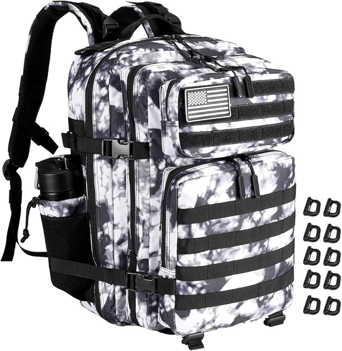 45L Tactical Backpack for Men Women, Military Assault Pack by R.SASR