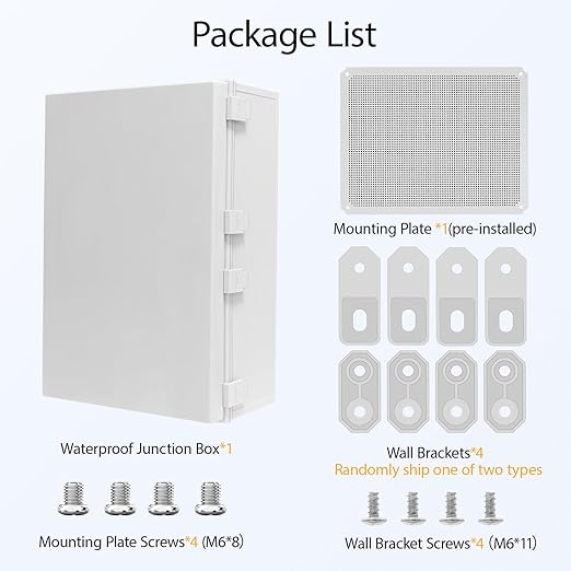 Electrical Box IP65 Waterproof Dustproof ABS Plastic Enclosure, Outdoor and - Image 7