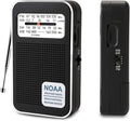 Portable Personal NOAA Weather Radio, 4-Band AM/FM/SW/WB Emergency Transistor by Geartist