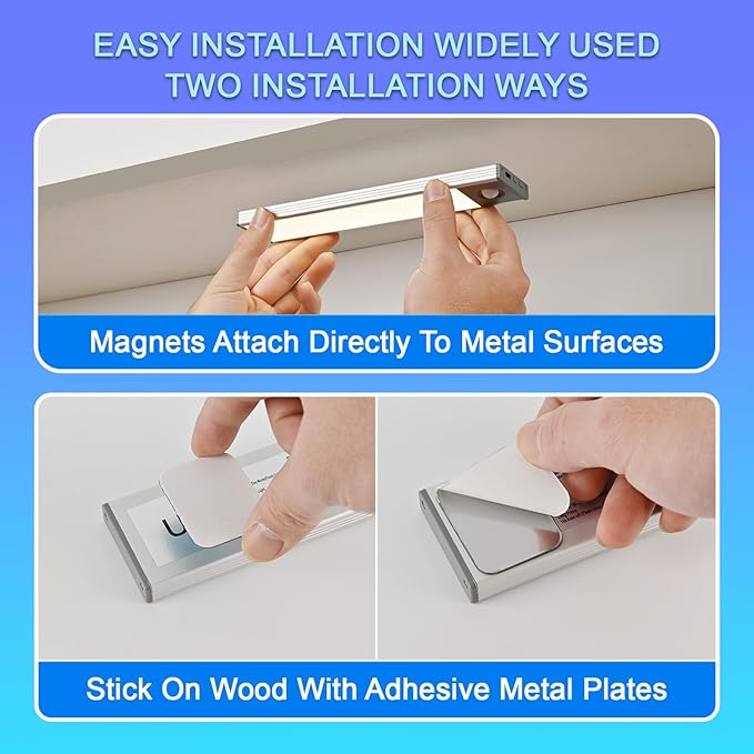 Under Cabinet Lighting, 4200mAh Motion Sensor Light Indoor, 3 Color Temp - Image 7