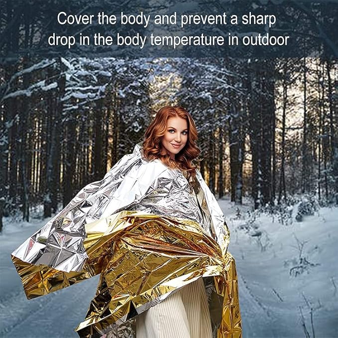 GALAXYLENSE Emergency Mylar Thermal Blanket - Image 8