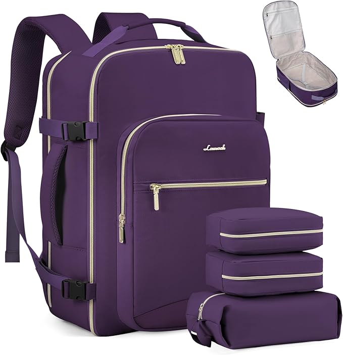 LOVEVOOK Travel Backpack for Women & Men 50L, Airline Approved Carry On by LOVEVOOK