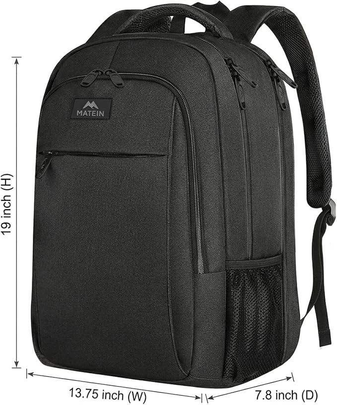 MATEIN Extra Large Backpack, 17 Inch Travel Laptop Backpack, Anti Theft TSA - Image 4