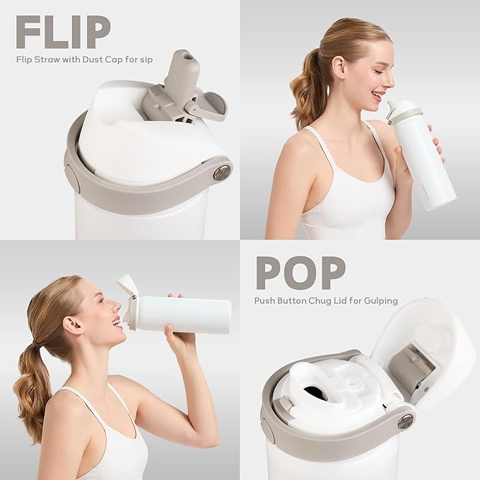 24 oz Insulated Water Bottle - Image 2