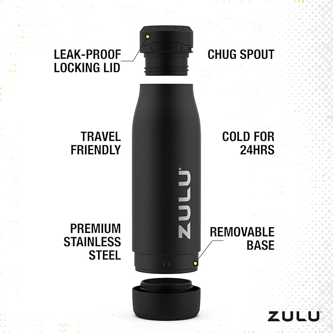 ZULU Ace Vacuum Insulated Stainless Steel Water Bottle - Image 3