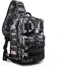 hopopower Tactical Sling Bag, Sport Bag Military Rover Shoulder Backpack EDC by Hopopower