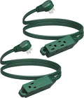 DEWENWILS 3 Outlet Flat Extension Cord Plug Christmas, 3FT 16/3 Awg Grounded by DEWENWILS