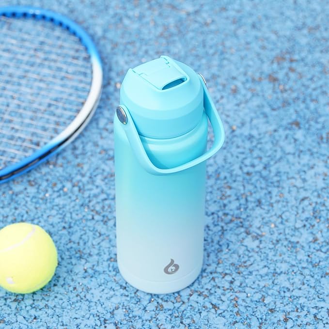BJPKPK Water Bottle with Straw Lid, 32oz Vacuum Insulated Water Bottles - Image 7