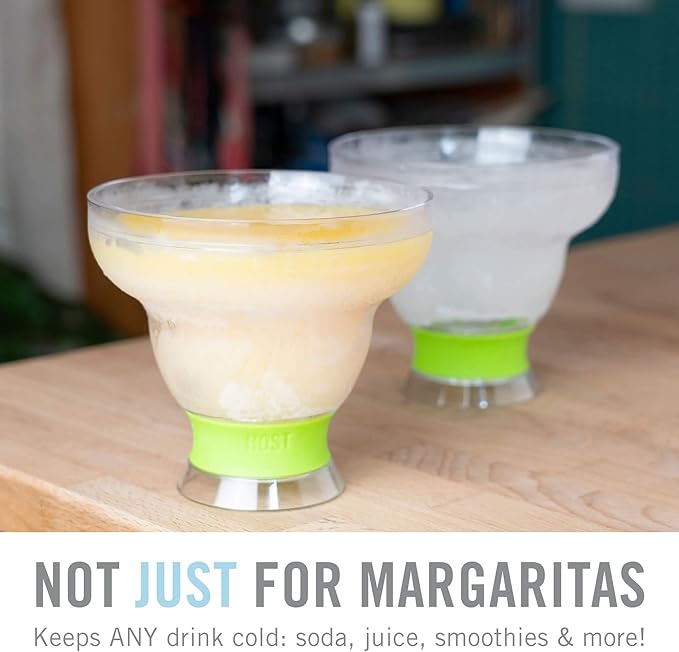 HOST FREEZE Margarita Cocktail Glasses, Frozen Cup Double Wall Insulated - Image 4