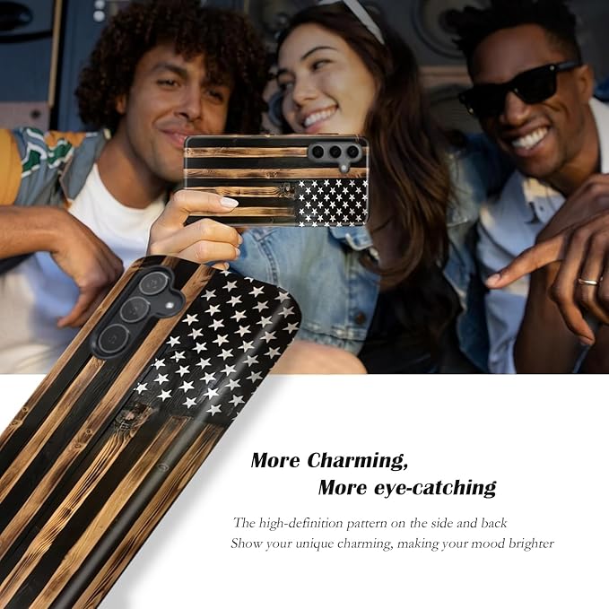 Compatible for Samsung Galaxy A16 5G Case, Dual Layer Heavy Duty 2 in 1 - Image 4