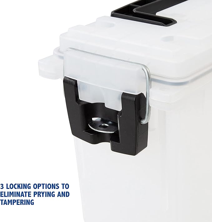 Sheffield 12635 Ammo Storage Box, Stackable .30 Cal Field Boxes, Water and Dust - Image 5