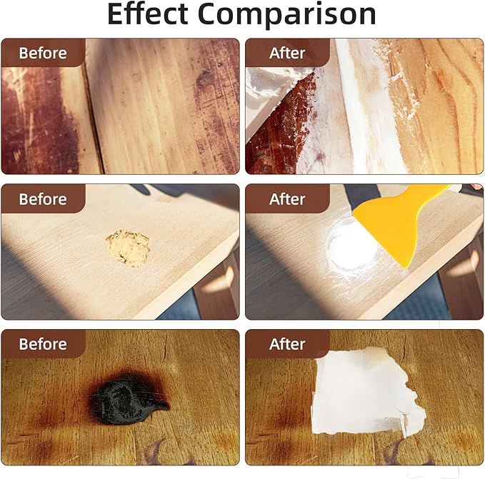 BONCART Wood Filler, Wood Putty, Wood Filler Paintable, Wood Repair Putty - Image 2