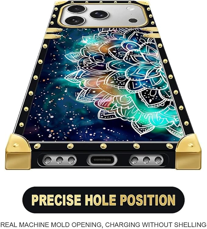 for iPhone 17 Pro Max Case Luxury Golden Decoration - Image 5