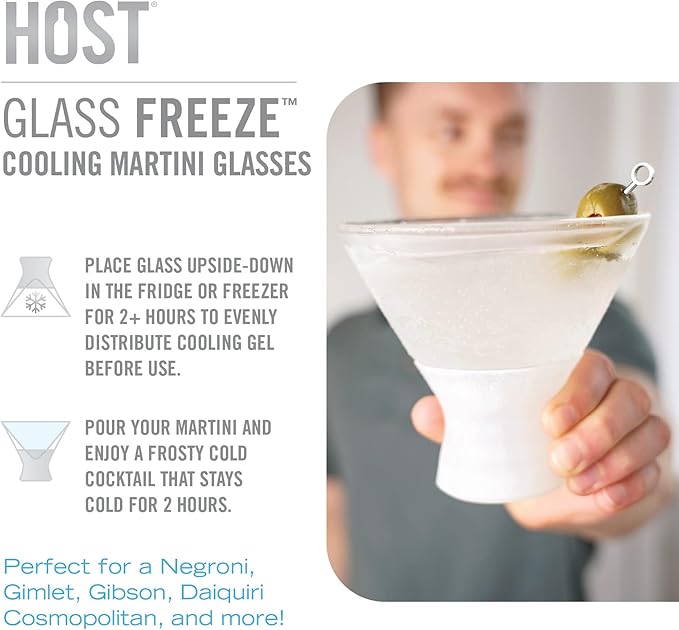 Host Stemless Martini Glasses, Cocktail Glasses, Double Walled Insulated - Image 3