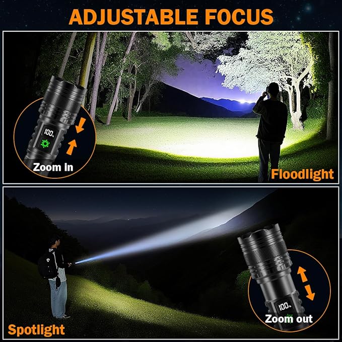 6Pack Rechargeable Flashlights High Lumens, LED Flashlight Rechargeable - Image 4