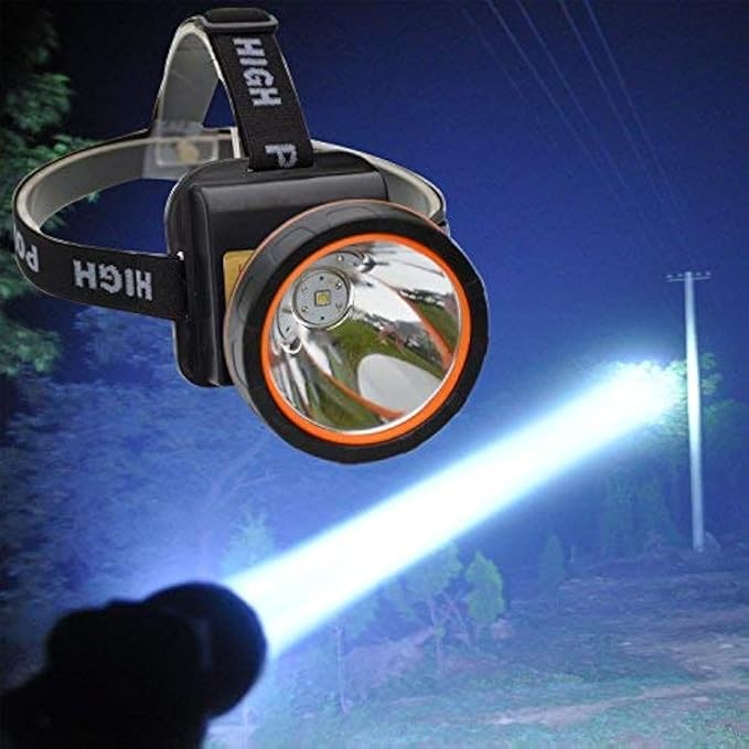 LED Headlamp Torch Outdoor Rechargeable Bright Flashlight Headlight by OLIDEAR