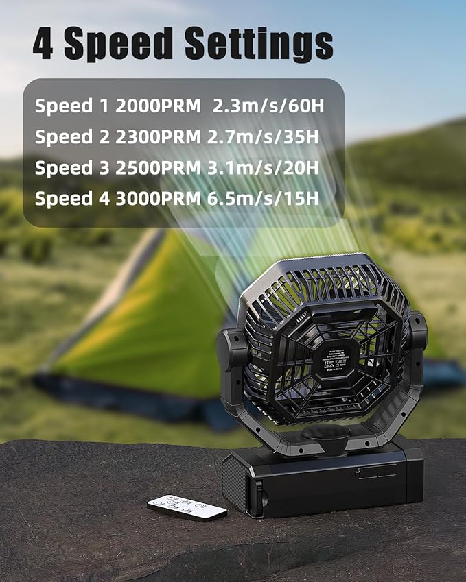 Portable Rechargeable Fan - Image 2