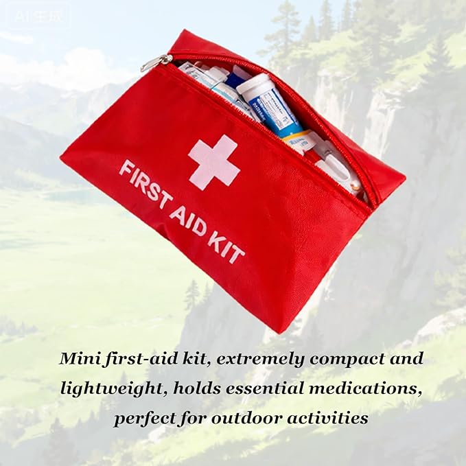 QCWN 6 Pack Empty First Aid Bag Mini Medical Kit Pouch Small Travel Emergency - Image 5