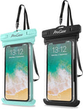 ProCase 2 Pack Waterproof Phone Pouch, Underwater Phone Case Up to 7", Dry Bag by ProCase