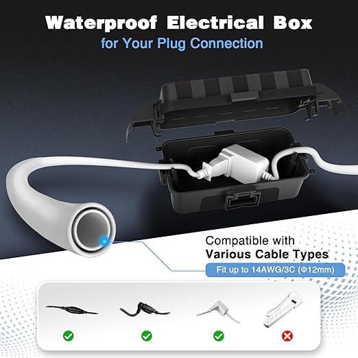 FLEMOON IP55 Outdoor Electrical Box Waterproof - Image 5