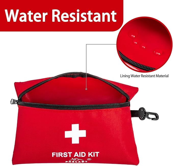 2Pack 152 Piece Small First Aid Kit, Travel Size First Aid Kit TSA Approved - Image 6