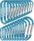 20pcs 2.7" Carabiner Clip Durable Carabeaner Hooks Small Carabiner D Clip by STURME