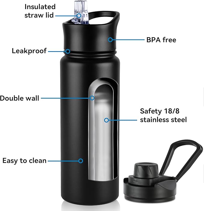 24oz Insulated Water Bottle - Image 2